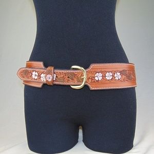 Leather Sash Belt